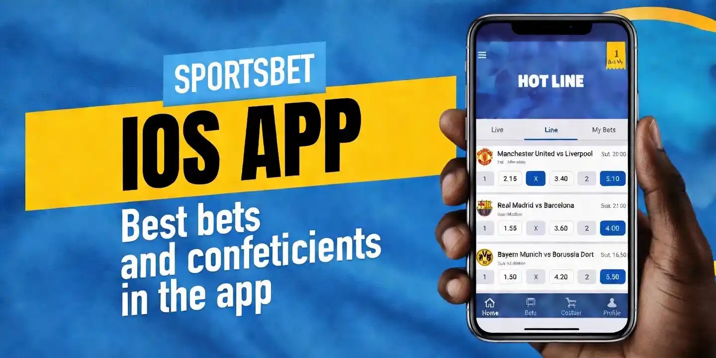Sportsbet iOS app screen on an iPhone